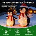 thumbnail image 6 of Nextay Lighted Penguin Family Outdoor Christmas Decoration, 2-Piece Large Eco-efficient Penguins with Detachable Design for Porch and Yard Winter Holiday Figurines,Red, 6 of 7
