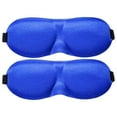 thumbnail image 2 of SPRING PARK 2Pcs Lightweight Blackout Eye Mask for Sleeping with Adjustable Strap, Comfortable & Soft Night Blindfold for Women Men, 2 of 7