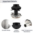 thumbnail image 4 of Unique Bargains Blower Motor Assembly Combustion Air Fan Heater for Car Truck Van RV Bus Boat 12V, 4 of 6