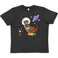 thumbnail image 3 of Inktastic Otter Space cute otter with rocket pack Youth T-Shirt, 3 of 5