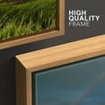 thumbnail image 4 of wall26 - 3 Piece Framed Canvas Wall Art - Tree in a Blueberry Field Under a Double Rainbow - Modern Home Art Stretched and Framed Ready to Hang - 24"x36"x3 NATURAL, 4 of 5