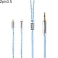 thumbnail image 2 of HIFIHEAR MMCX/2Pin/QDC 16 Core Braided Silver Plated Earphone Balanced Cable, 2 of 8