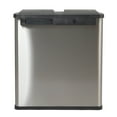 thumbnail image 4 of Design Trend Stainless Steel Touchless Trash Can with Dual Compartments, 30 Liter / 8 Gallon, 4 of 8