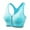 Green, variant on Women's Front Zip Sports Bra for High Intensity Yoga and Running Breathable Supportive Seamless Comfort Fitness Activewear for Women T-shirt Bra(Color:Beige,Size:XXL)