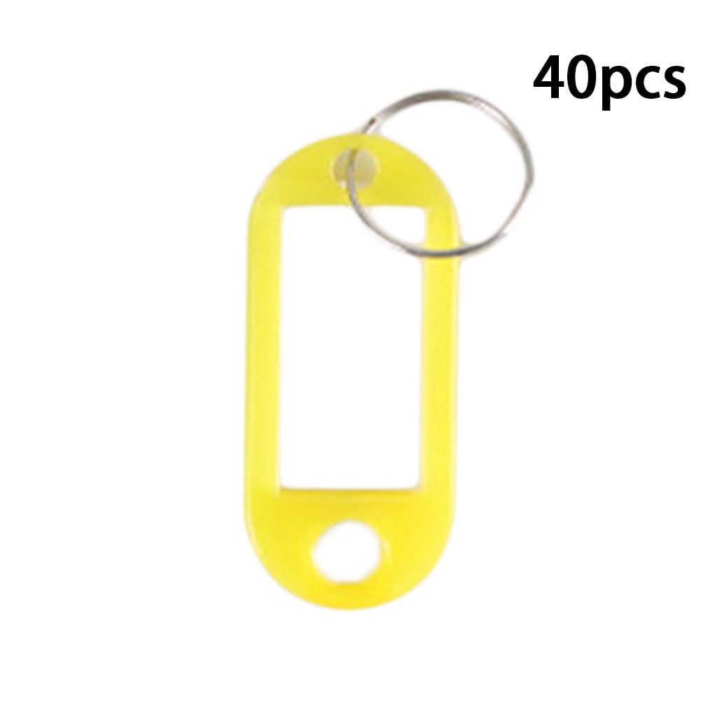 40 PCS Plastic Advertising Key Tags Environmentally Friendly Classification Number Tags Luggage ...