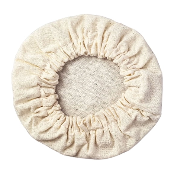 Sourdough Starter Jar Cover Cloth,Reusable Linen Cover Cloth for Elastic Sourdough Starter Container,Unbleached Fabric Bread Fermentation Cover,Fits 2.''-5'' Diameter Bowl and Jar Mouth,3.93 inch