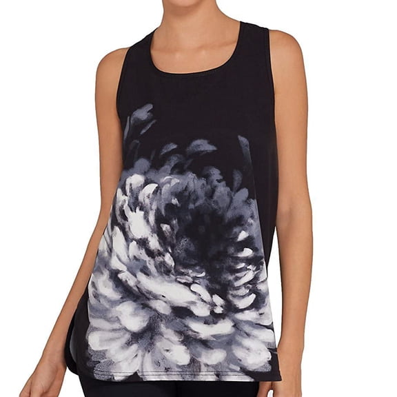 Calvin Klein Womens Wild Bloom Print Tank Top