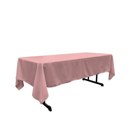 

TCpop60x120-RoseP79 Polyester Poplin Rectangular Tablecloth Dusty Rose - 60 x 120 in.