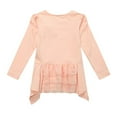 thumbnail image 2 of Girls' Peach Tunic Shirt with Ruffle RH0306, 2 of 2
