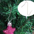 thumbnail image 4 of Beautynvta 50Pcs Christmas Ornament Hooks, S-Shaped Christmas Tree Hanger Hooks, Iron Reusable Hanging Hook for Christmas Tree Decoration, Silver, 4 of 7