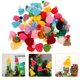 thumbnail image 5 of 55 piezas DIY Mini sombreros decoraciones lindo sombrero de tejer juguetes artesanales hechos a mano para niños niñas (color mezclado), 5 of 8