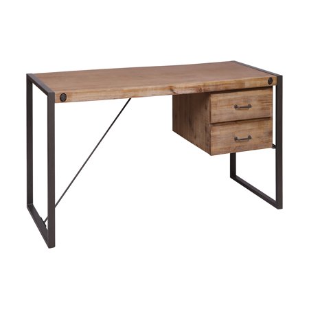 UPC: 0071438009163 | Elk Home – Armour Square – 63 Inch 2-Drawer Desk