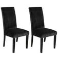 thumbnail image 1 of Decodeary 1/2/3 2pcs/set High-end Texture Chair Cover For Elegant Dining Experience Dirt Black 2 pcs 1 Pc, 1 of 6