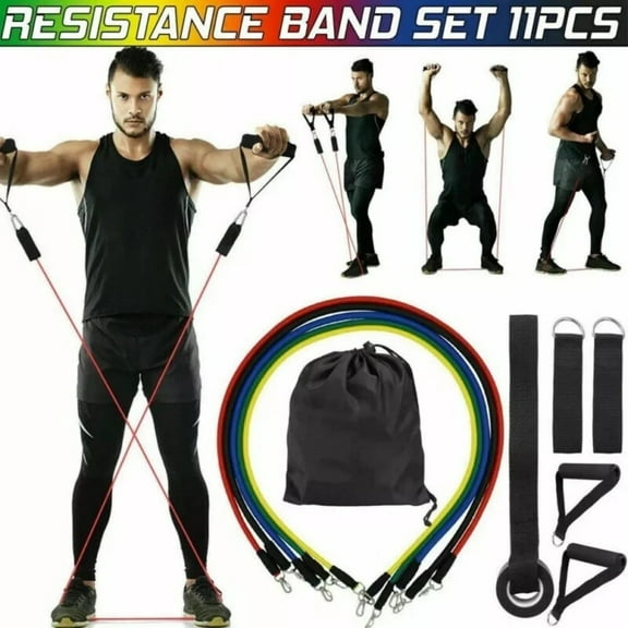 11-piece resistance band set yoga Pilates abdominal muscle exercise fitness tube workout band