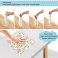 thumbnail image 4 of WOBOGO Blooming Pink Peonies Kitchen Towels 6pcs Ultra Soft Absorbent Quick Drying Dish Cloths 11×11inch, 4 of 9