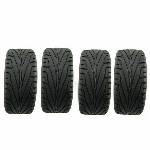 4Pcs High-Grip Rubber Tires for 1/18 Wltoys RC Cars A949, A959, A969, A979, K929 Series TAPDRA Accessories