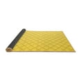 thumbnail image 2 of Ahgly Company Indoor Square Trellis Yellow Contemporary Area Rugs, 4' Square, 2 of 4