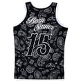 thumbnail image 3 of Dreamville Records J. Cole Men's Headgear Classics Embroidered Basketball Jersey (Medium, Black), 3 of 6