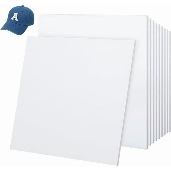 20 pc Square EVA Sponge Mats for Protective Furniture Glass White 250x250x3mm