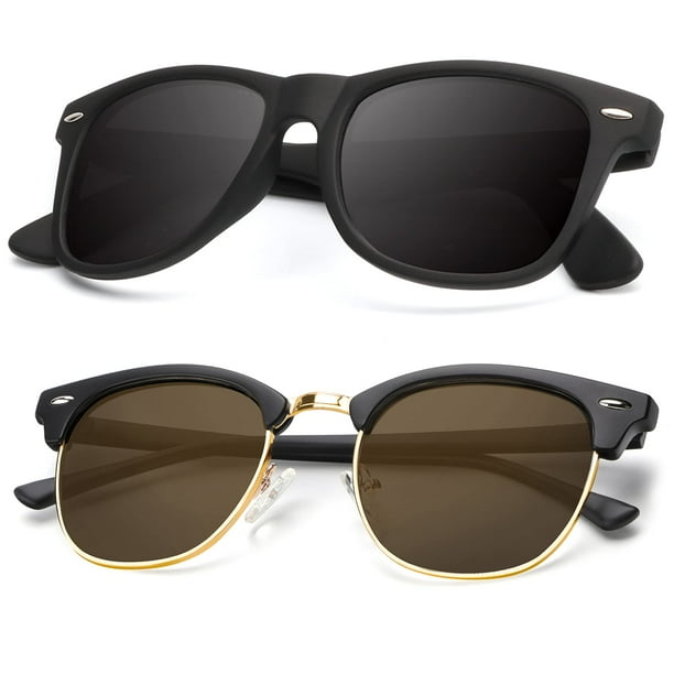 Gafas de sol KALIYADI polarizadas semisin montura que bloquean los rayos UV