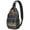 Ink Style Slin, variant on Marine and Tropical Sea Life Design Lightweight Sling Backpack for Travel and Outdoor Activities with Multi-Layer Storage and Durable Construction