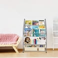 thumbnail image 3 of Aboxoo Children's Toy Organizers & Bookcase, Metal Grey, 8 lbs, 3 of 6