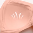 thumbnail image 6 of BaoFuBaoMei Front Snap Bras for Women Plus Size Lift Wireless Bra Side Support Push up Brassiere Jacquard Everyday Bralette, 6 of 8