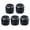 Black, variant on 10Pcs Electronic Control Potentiometer Knob 6mm Shaft Hole Volumes Control Knob Aluminum Alloy Electric Guitar Knobs