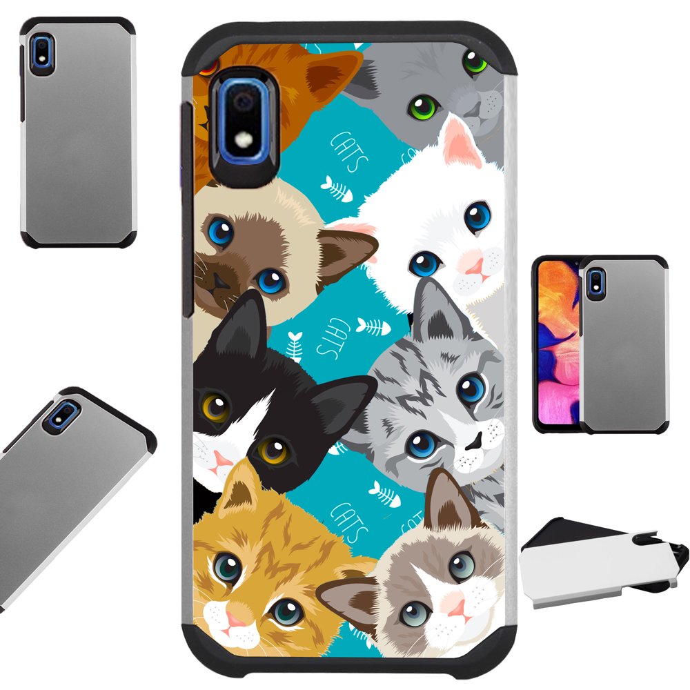 Compatible Samsung Galaxy A10e Case Hybrid TPU Fusion Phone Cover (Cute