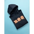 thumbnail image 3 of Celestial Joy Icons - Retro Cosmic Emojis Men's Hoodie, 3 of 4