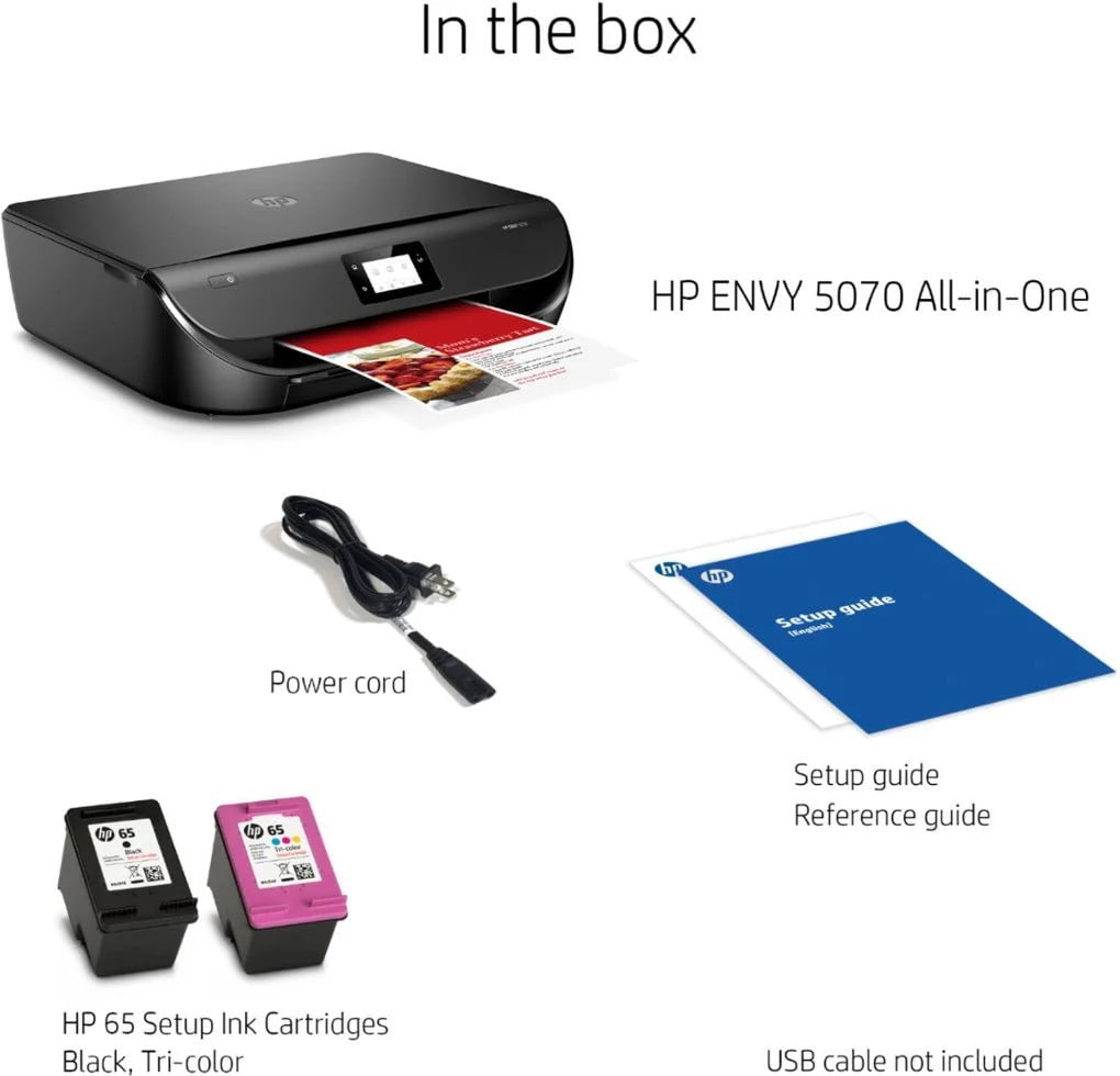 HP ENVY 5070 All-in-One Printer (Z4A57A) (Sold without manufacturer warranty)