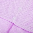 thumbnail image 7 of Unique Bargains 2 Pcs Soft Hair Towel Coral Fleece for Wet Long Hair Purple, 7 of 7