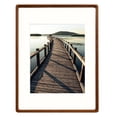 thumbnail image 1 of Marco de fotos de madera natural, marco de fotos de mesa, nogal, 1 of 8
