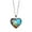 E, variant on Necklaces for Womennecklaces & Pendants Solar System Planet Galaxy Double Sided Necklace Universe Heart Pendant Necklace