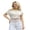 Ivory, variant on Women's Summer Tops Stylish Solid Color Floral Lace Patchwork Off One Shoulder Slim Fit Blouse for Casual Daily Wear