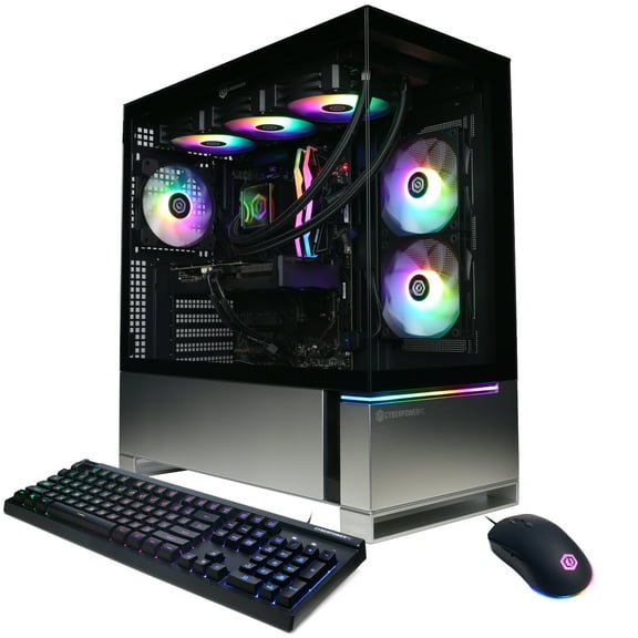 CyberPowerPC Gamer Supreme Gaming PC, AMD Ryzen 9 9950X3D, AMD Radeon RX 9070 XT 16GB, 64GB DDR5, 4TB SSD, SLCAI10000CPG