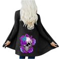 thumbnail image 1 of Cárdigan Para Mujer Cárdigans de Otoño Estampado de Moda Manga Larga Otoño Abrigo Blusa Tops Odeerbi ODB145320, 1 of 6