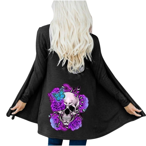 Cárdigan Para Mujer Cárdigans de Otoño Estampado de Moda Manga Larga Otoño Abrigo Blusa Tops Odeerbi ODB145322