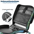 thumbnail image 4 of 3 Ring Zipper Binder with Shoulder Strap Waterproof Trapper Keeper 2 Inch D-Ring 500 Sheets Capacity Animals Surrounded Tree, 4 of 7