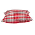 thumbnail image 2 of Parkland Collection Transitional Plaid White Square 16"" x 16"" Pillow, 2 of 5