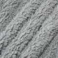 thumbnail image 3 of Mainstays Sherpa Blanket, Twin, Grey, 3 of 5