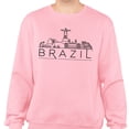 thumbnail image 2 of Skyline Brazil Sweatshirt Unisex Small Pink, 2 of 5