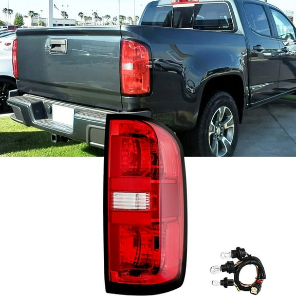 Rear Lights Fit for 2015-2022 Chevy Colorado OE Style Replacement Passenger Side Rear Lights, Halogen Bulbs