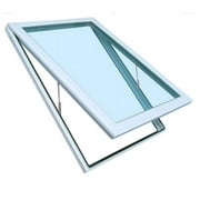 Skylight Sky Light Window ( Manual Venting ), Tempered Glass, Easy Installation, 22-1/2-Inch x 46-1/2-Inch