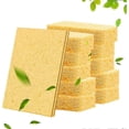 thumbnail image 1 of Sponges Washing Up Sponge, 10 Pack Natural Cellulose Sponges Pop up Sponges Compressed Wood Pulp(Yellow)[PB], 1 of 5