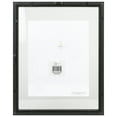Mainstays 11x14 Float to 8x10 Linear Float Black Picture Frame