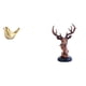 thumbnail image 1 of Figura de pájaros,Figura de pájaro dorado,decoración del hogar,estatua de animal,Figura de cabeza de ciervo,Adorno de cabeza de ciervo,estatua de animal decorativa,Figura de cabeza de ciervo, 1 of 8