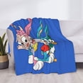thumbnail image 3 of Animation Looney Tunes Flannel Blanket Cozy Ultra-Soft Micro Throw Blanket For Bed Sofa Couch Car Office Camping Travel All Season Fleece Blanket 60"x50", 3 of 8