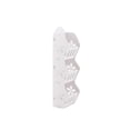 thumbnail image 1 of Naiovety Cesta de almacenamiento de baño con diseño de flores ahuecadas, soporte de necesidad de tres niveles colgante, estante de almacenamiento Almacenamiento y organización del hogar Naiovety HA016469-00, 1 of 1