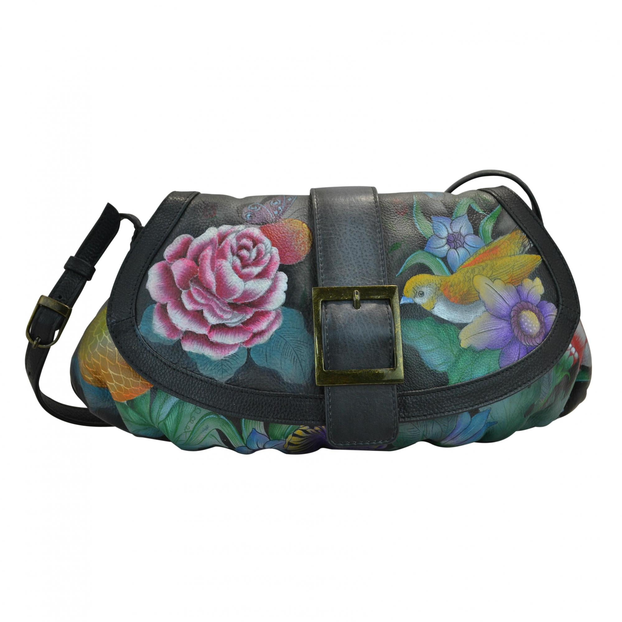 Anuschka Small Ruched Flap Handbag